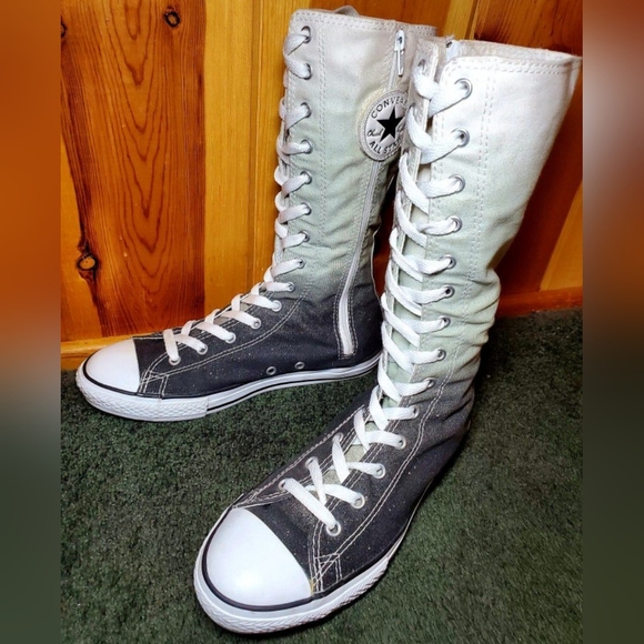 RARE Vintage Converse All Star Chuck Taylor X-HI Calf/Knee high Women 5.5 - Picture 6 of 11